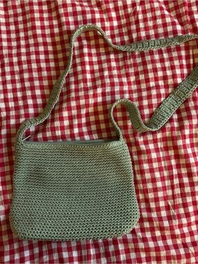 the sak green small beach crossbody bag